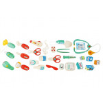 Lekárska súprava - stôl, skrinka, 27 prvkov